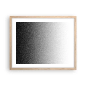 Plakát v rámu světlý dub - Směrem ke světlu - 50x40 cm