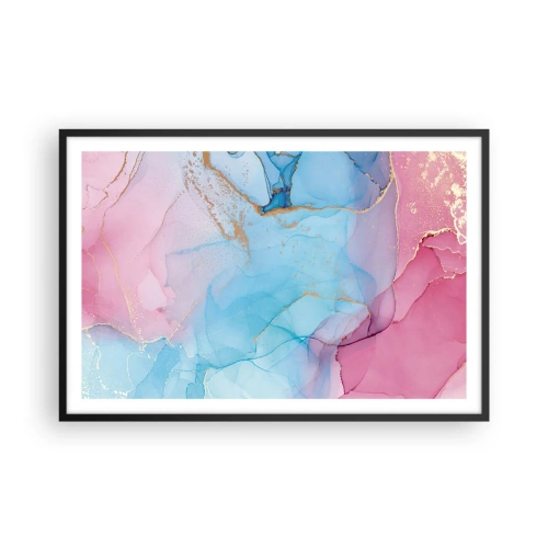 Plakát v černém rámu - Setkávání a prolínání - 91x61 cm