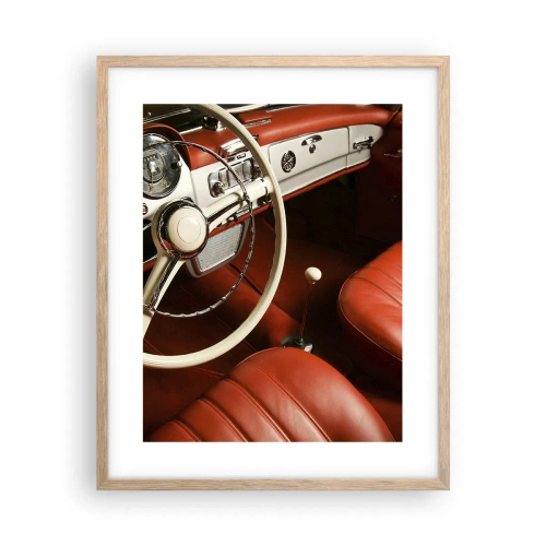 Plakát v rámu světlý dub - Luxus ve stylu vintage - 40x50 cm