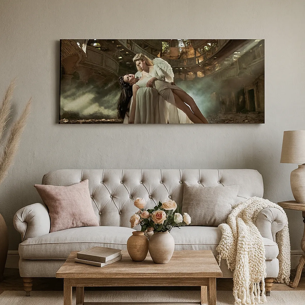 Obraz na plátně - Duch starého divadla - 30x30 cm