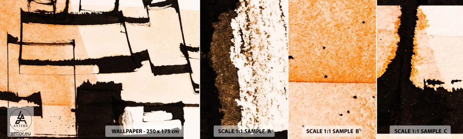 Fototapeta Vzorek Standard Eco - Avšak pořádek - Abstrakce, Kus, Malování - 100x30 cm