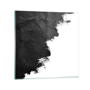 Obraz na skle - Živly: země - 30x30 cm