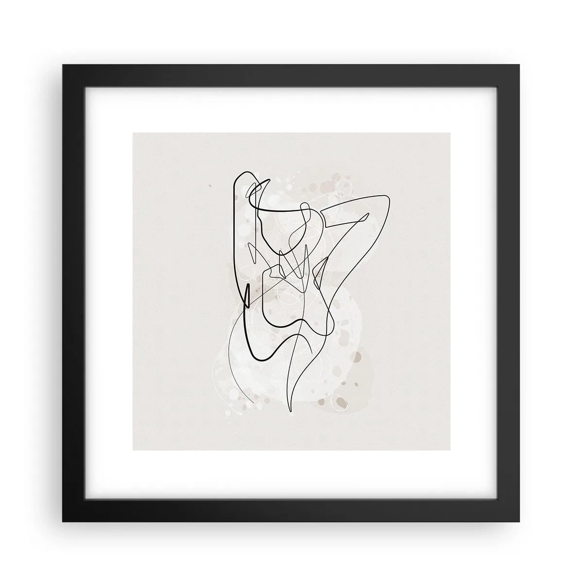 Plakát v černém rámu - Umění svádění - 30x30 cm