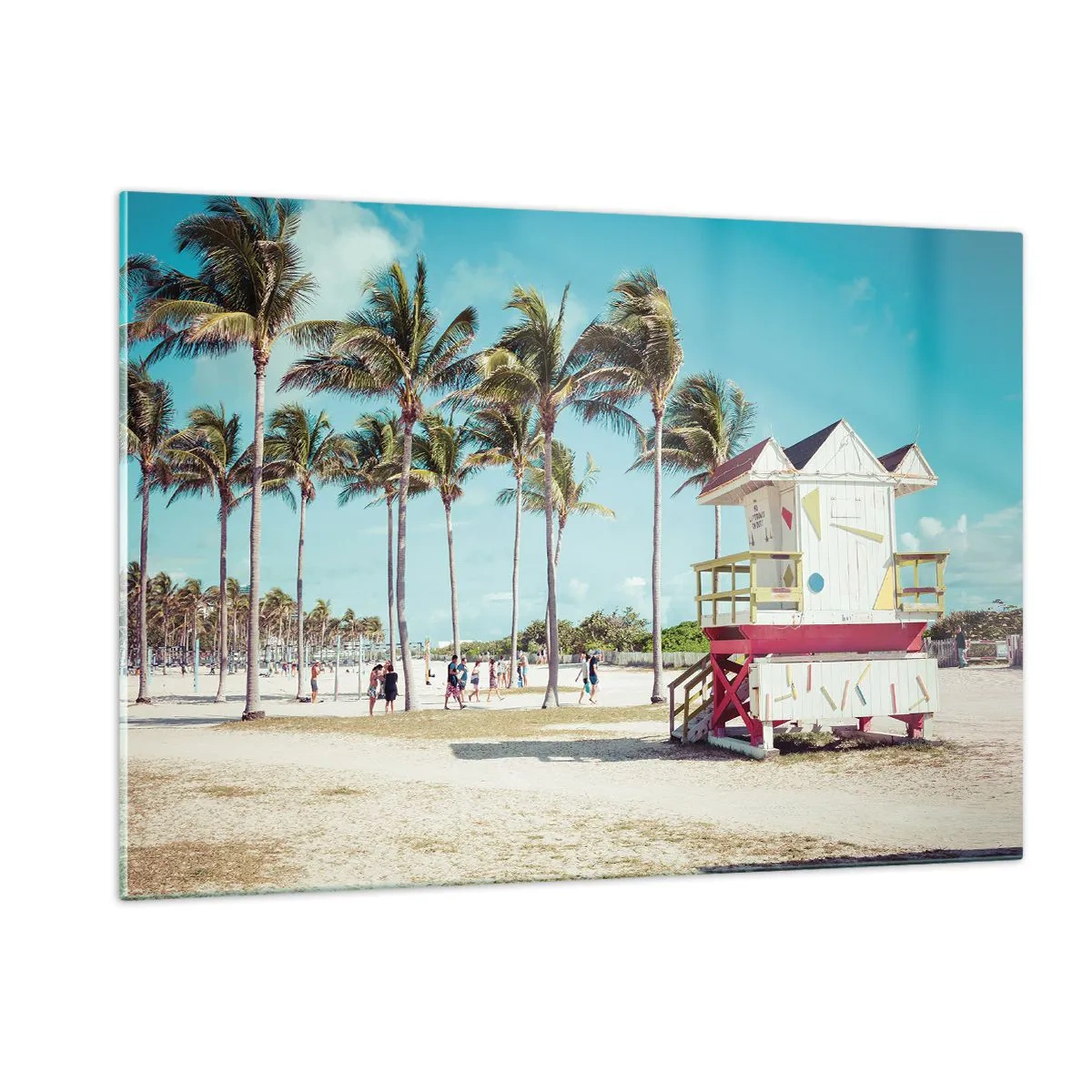 Obraz na skle - Čeká tě krásný den - 120x80 cm