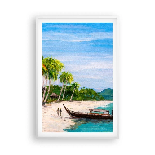 Plakát v bílém rámu - Exotický sen - 61x91 cm