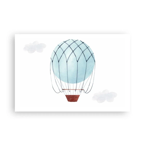 Plakát - Celý v oblacích - 91x61 cm