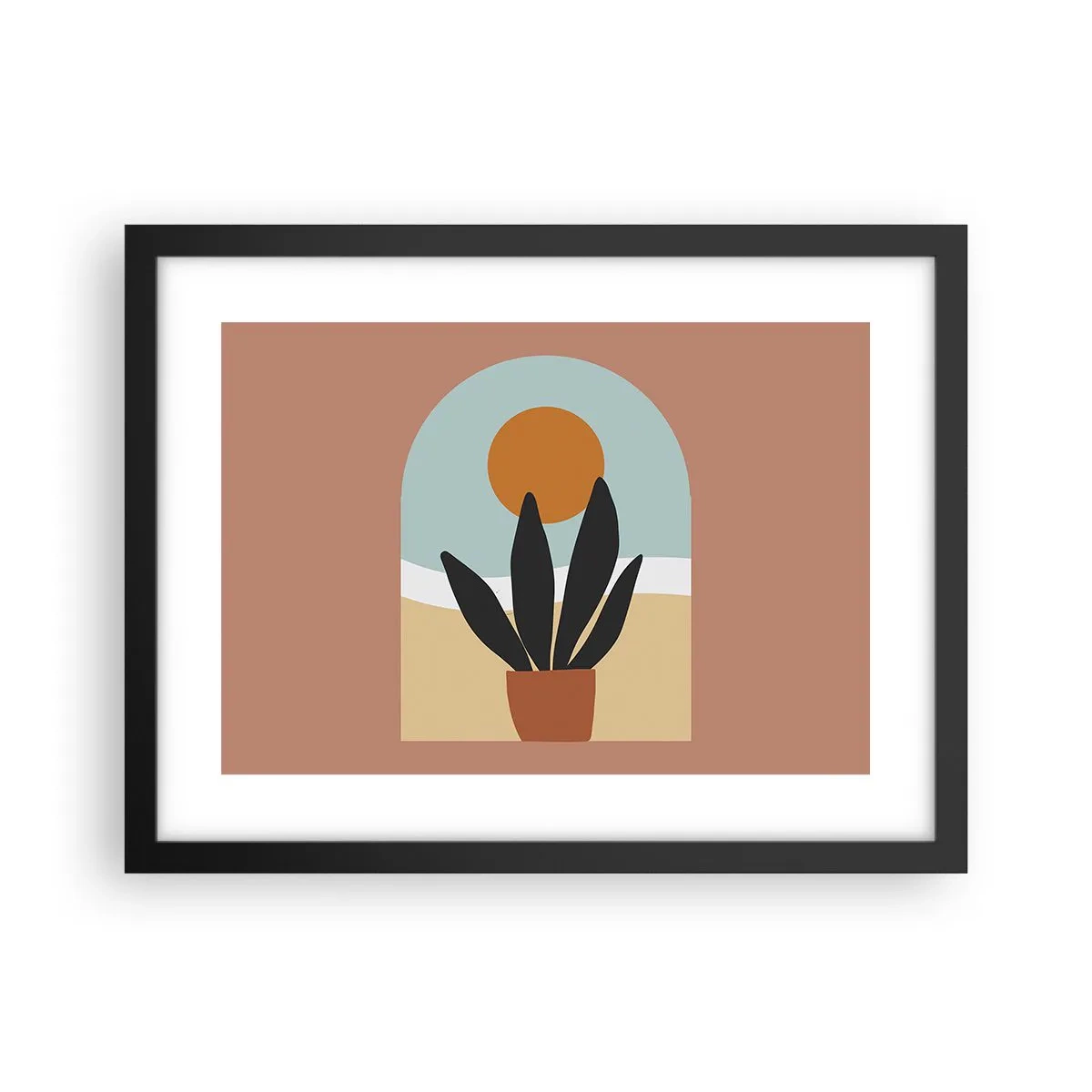 Plakát v černém rámu - Malé radosti - 40x30 cm