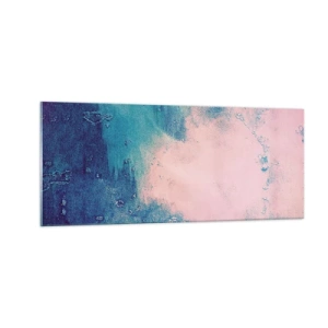 Obraz na skle - Modrá objetí - 100x40 cm