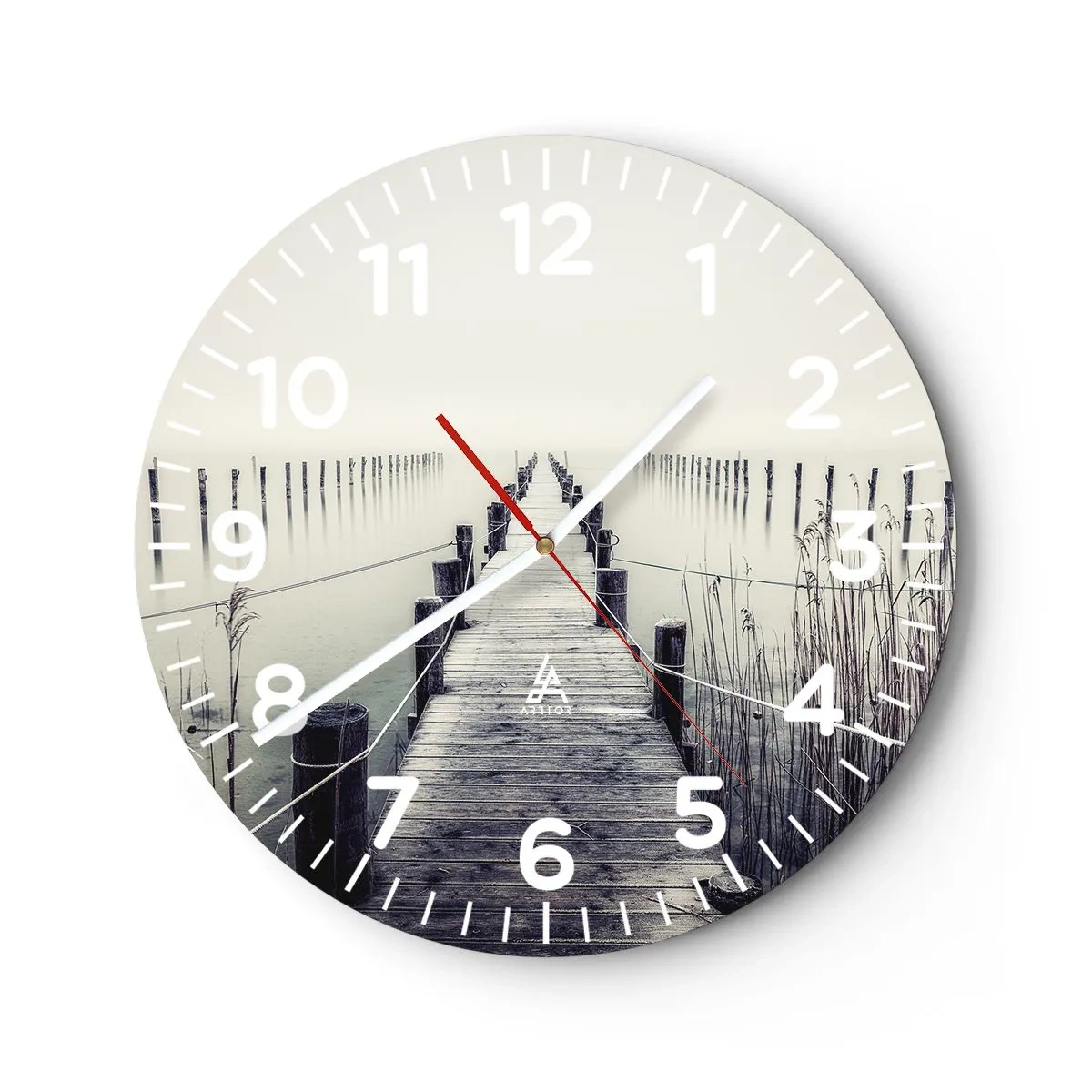 Nástěnné hodiny - Ponoř se do klidu - 30x30 cm