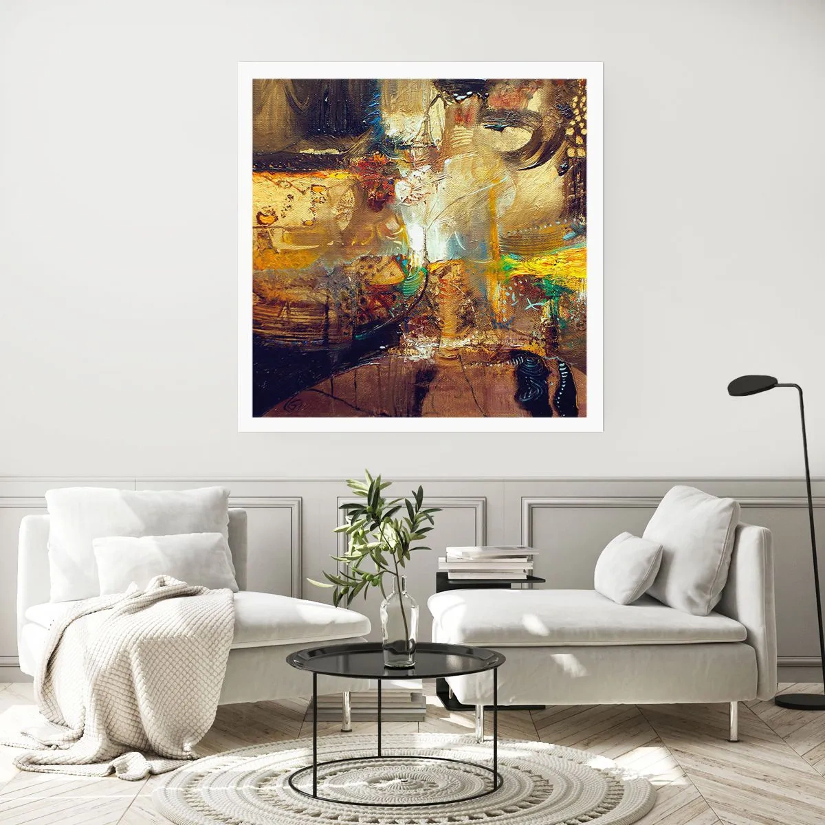 Plakát - Zima, tepleji, horko - 40x40 cm