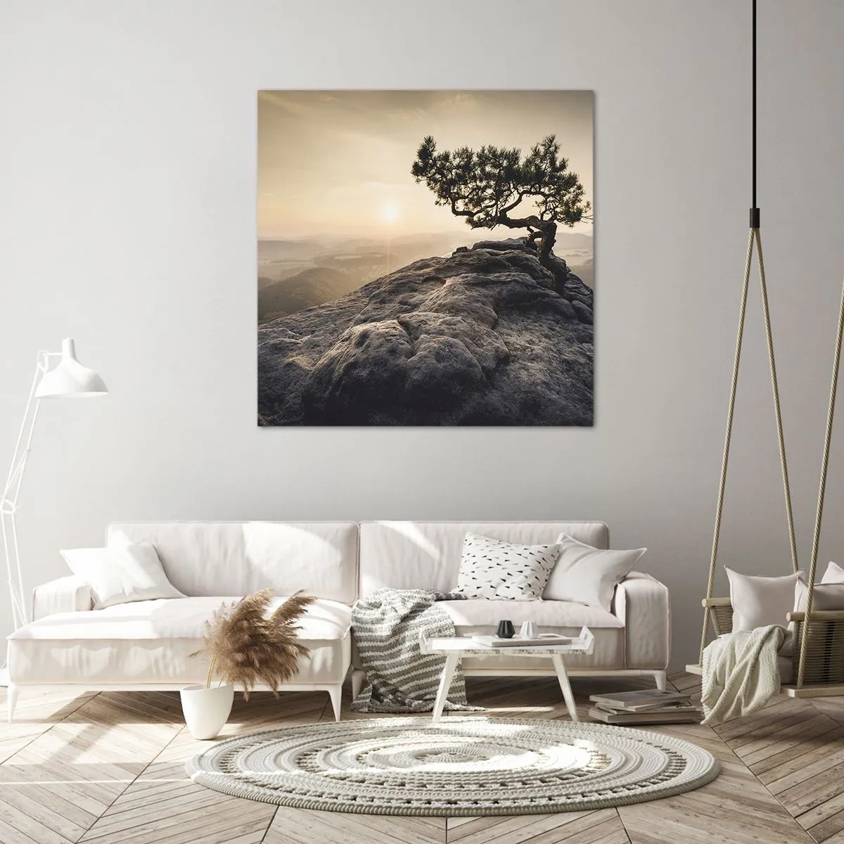 Obraz na plátně - Život vždy vítězí - 70x70 cm