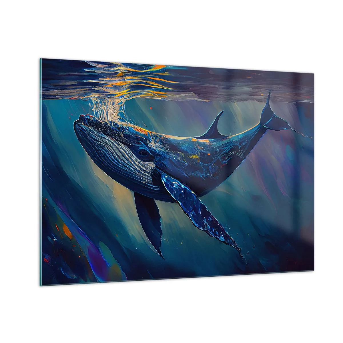Obraz na skle - Vítej v mém světě - 100x70 cm