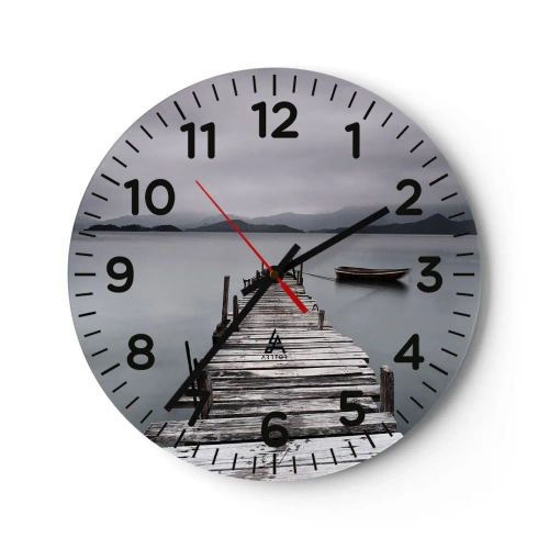 Nástěnné hodiny - Zítra můžeš vyrazit - 30x30 cm