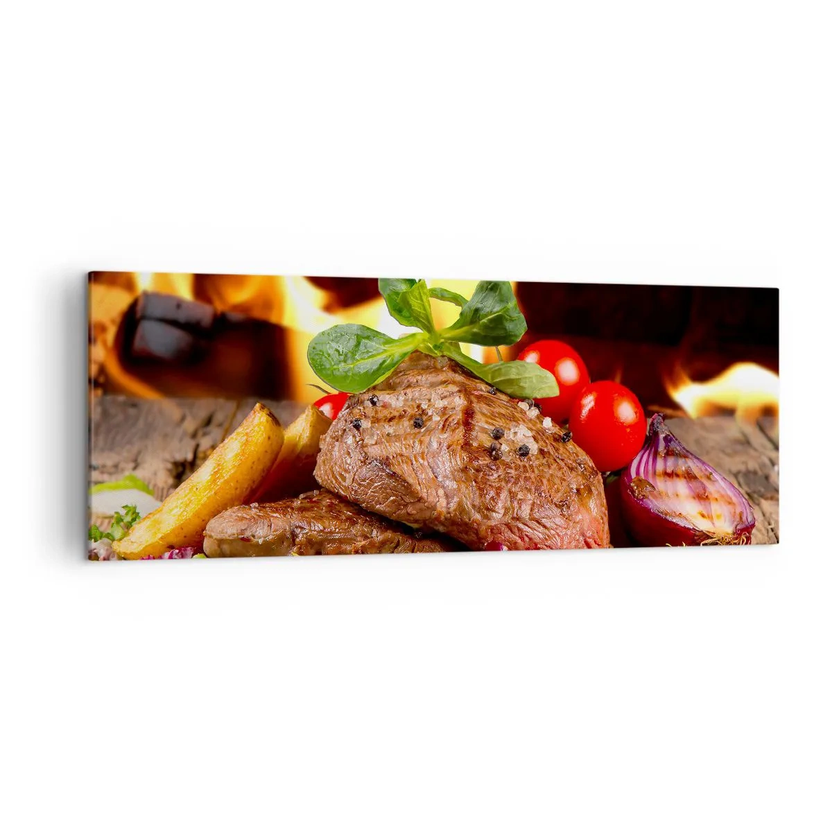 Obraz na plátně - Vykouzlené žárem - 140x50 cm