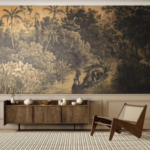 Fototapeta Samolepicí Deluxe Sticker - Výlet ke zdroji - Džungle, Amazonie, Tropy - 100x70 cm
