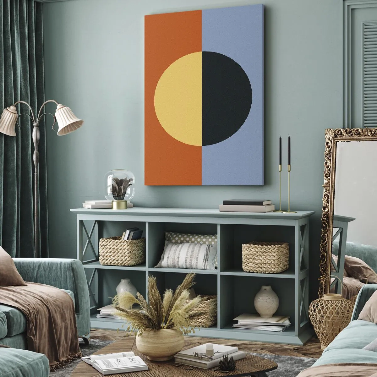 Obraz na plátně - Kompozice tepla a chladu - 50x70 cm