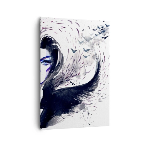 Obraz na plátně - Démonická a krásná - 70x100 cm