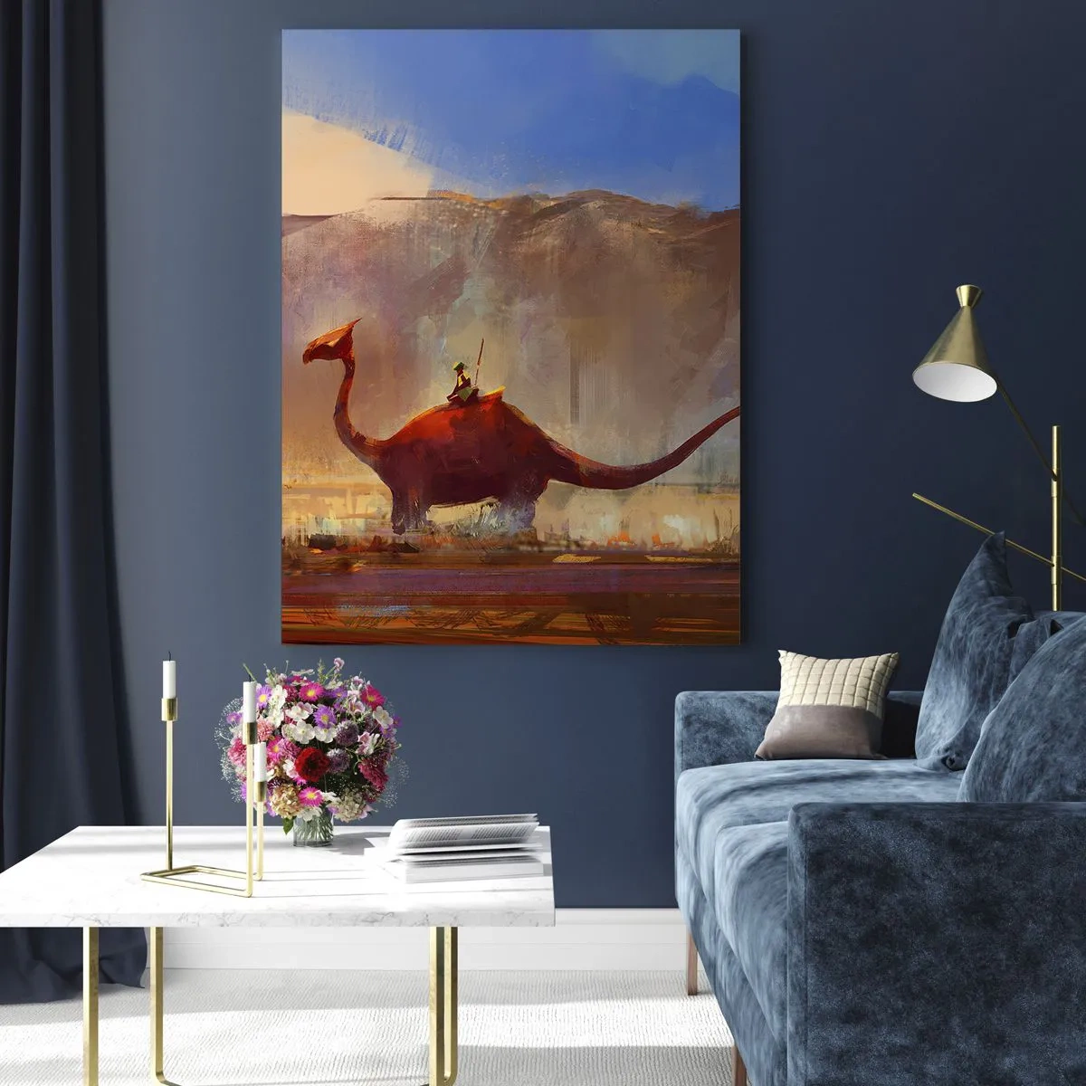 Obraz na skle - Kdyby nevyhynuly - 70x100 cm