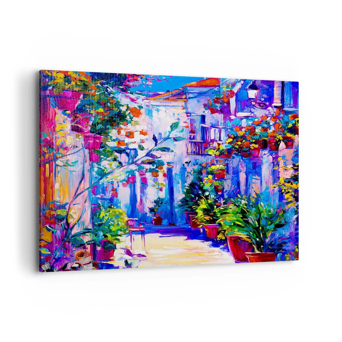 Obraz na plátně - Imprese - italská ulička - 100x70 cm
