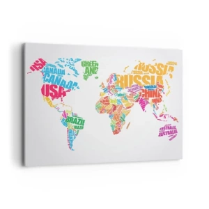 Obraz na plátně - Chci poznat všechny - 100x70 cm