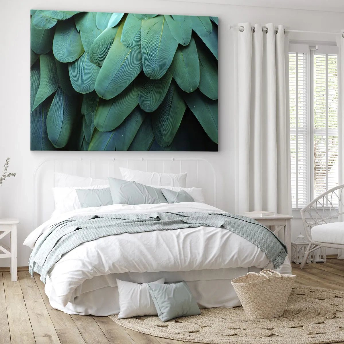 Obraz na plátně - Přesnost papouščí povahy - 100x70 cm