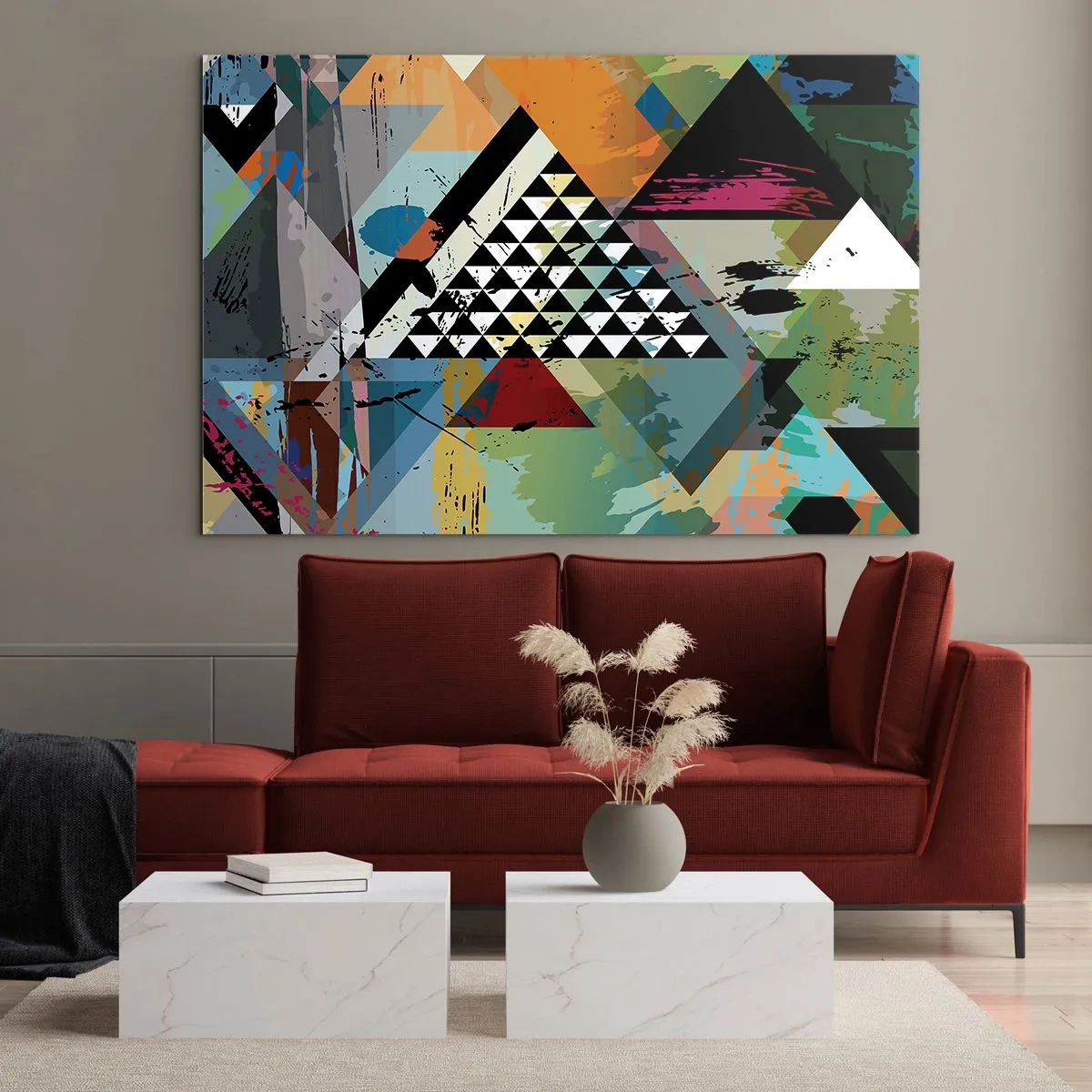 Obraz na skle - Jak je to snadné - 120x80 cm