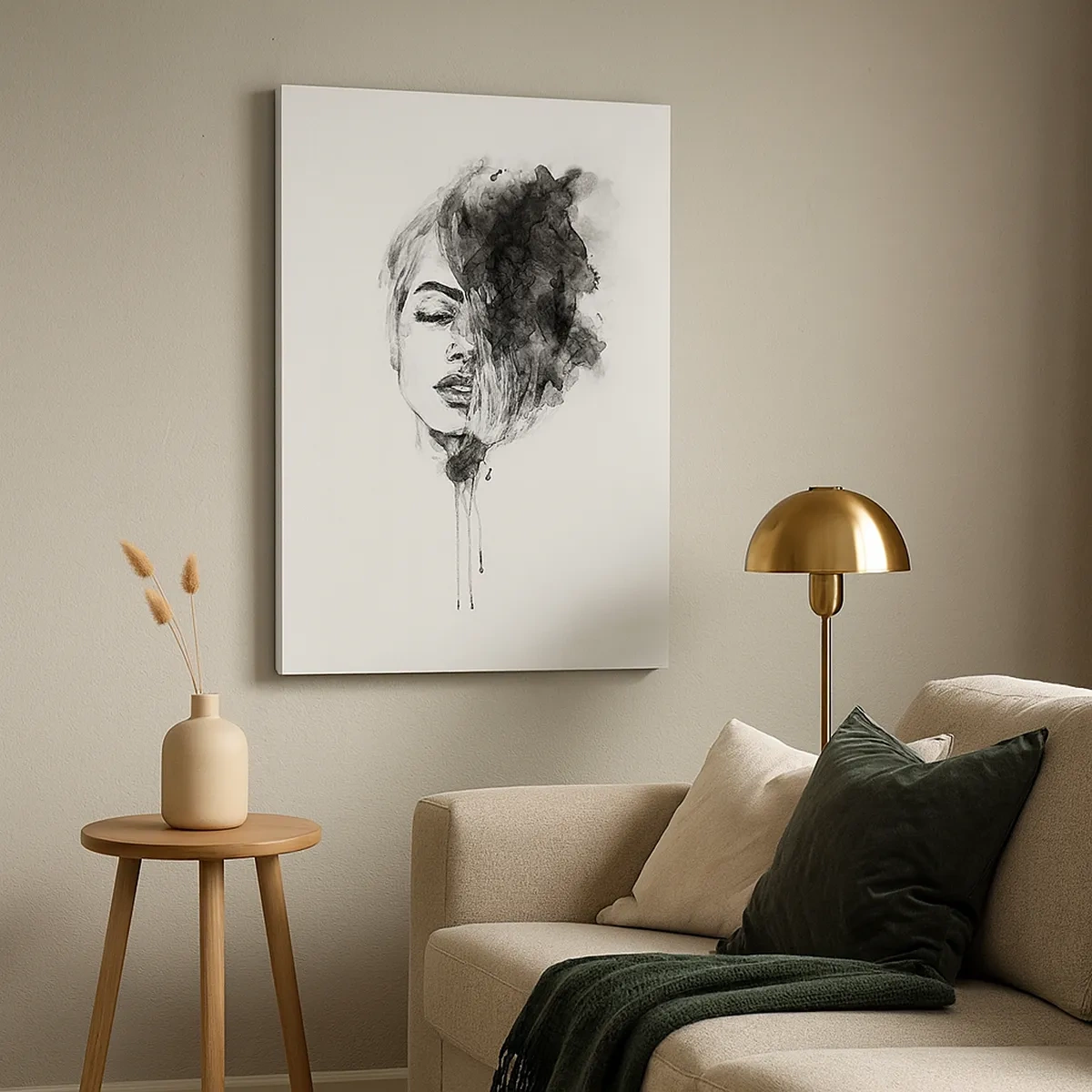 Obraz na plátně - O čem sní dívka - 50x70 cm