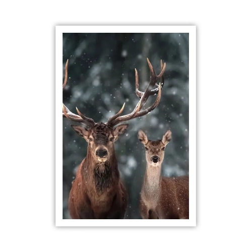 Plakát - Pán lesa se svou ženou - 70x100 cm