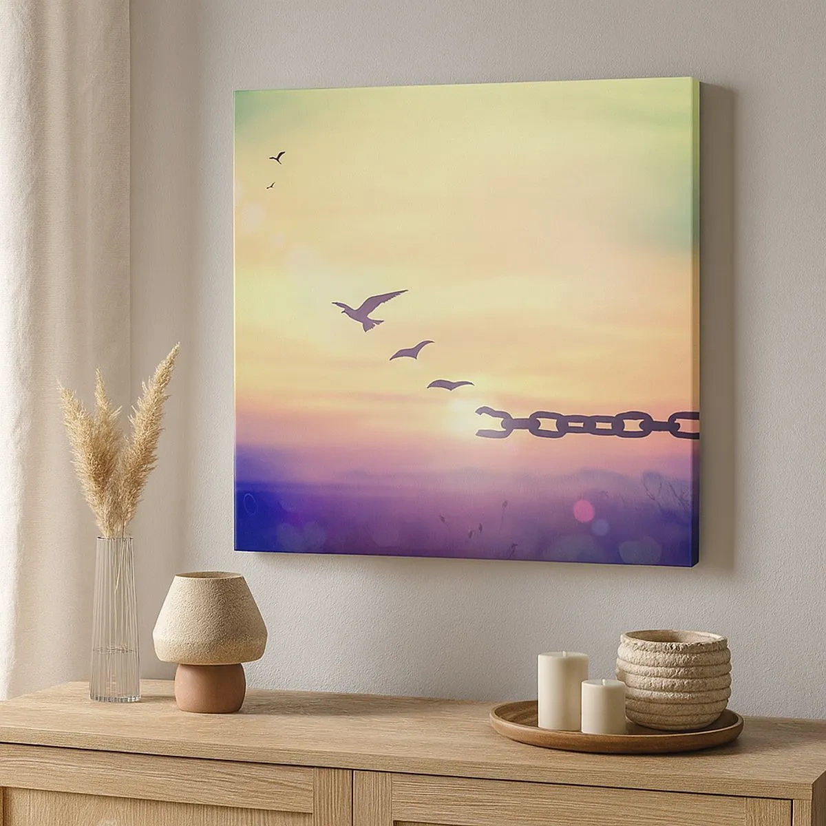 Obraz na plátně - Vítězství svobody - 30x30 cm