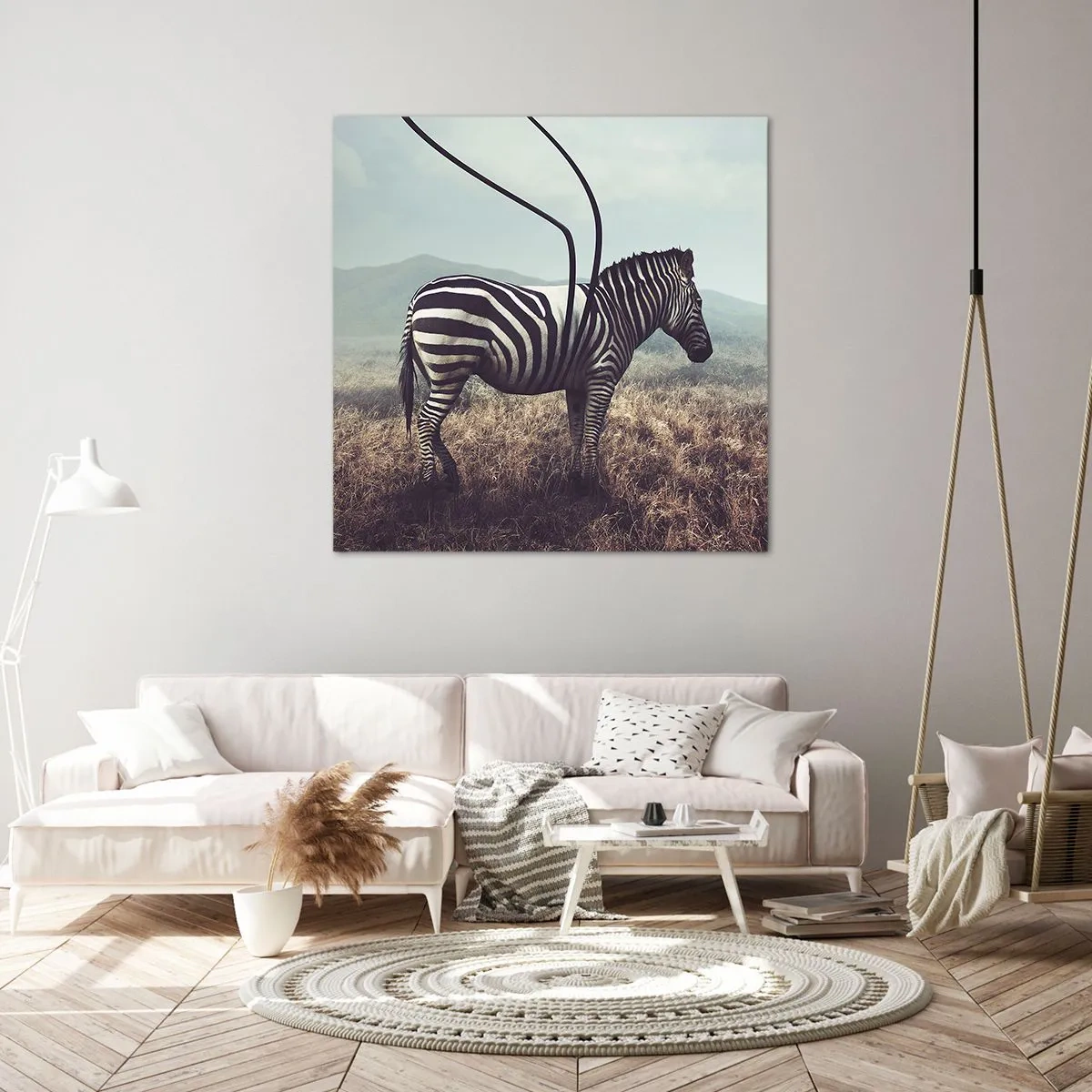 Obraz na plátně - Pozor! Porucha - 60x60 cm