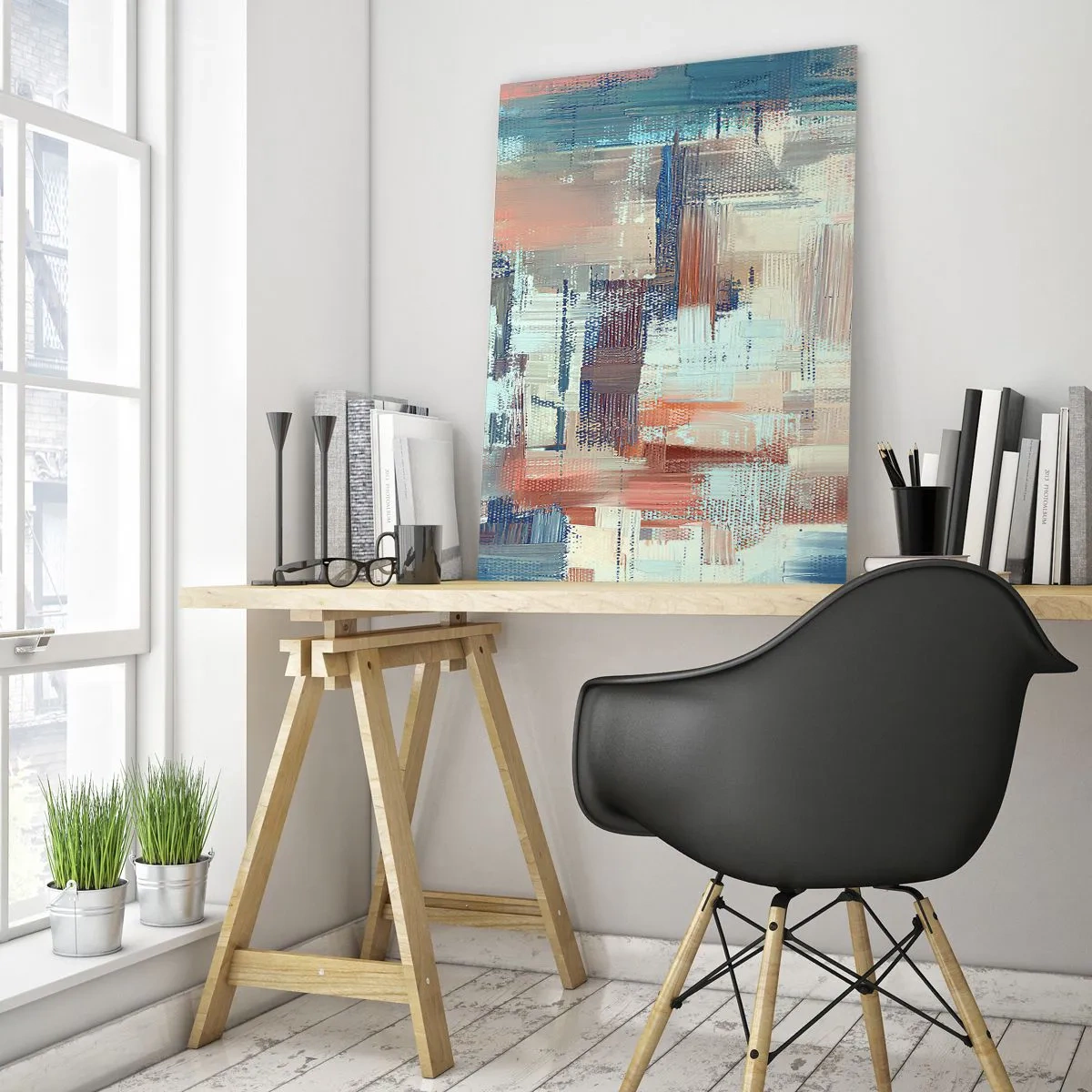 Obraz na skle - Dostat se ke světlu - 80x120 cm