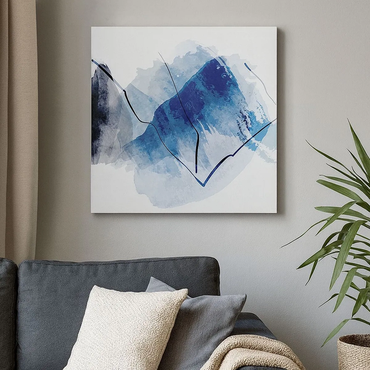 Obraz na plátně - Ledová hora - 30x30 cm