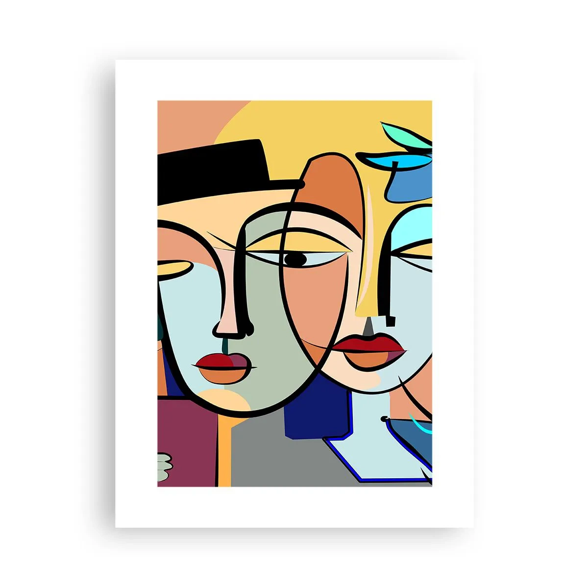 Plakát - Picassovo randez vous - 30x40 cm