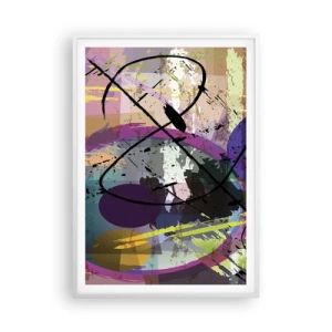 Plakát v bílém rámu - Lze přímo nebo kolem - 70x100 cm