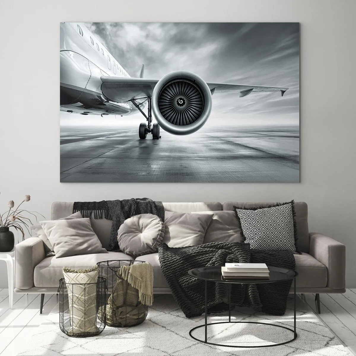 Obraz na skle - Toto je síla! - 120x80 cm