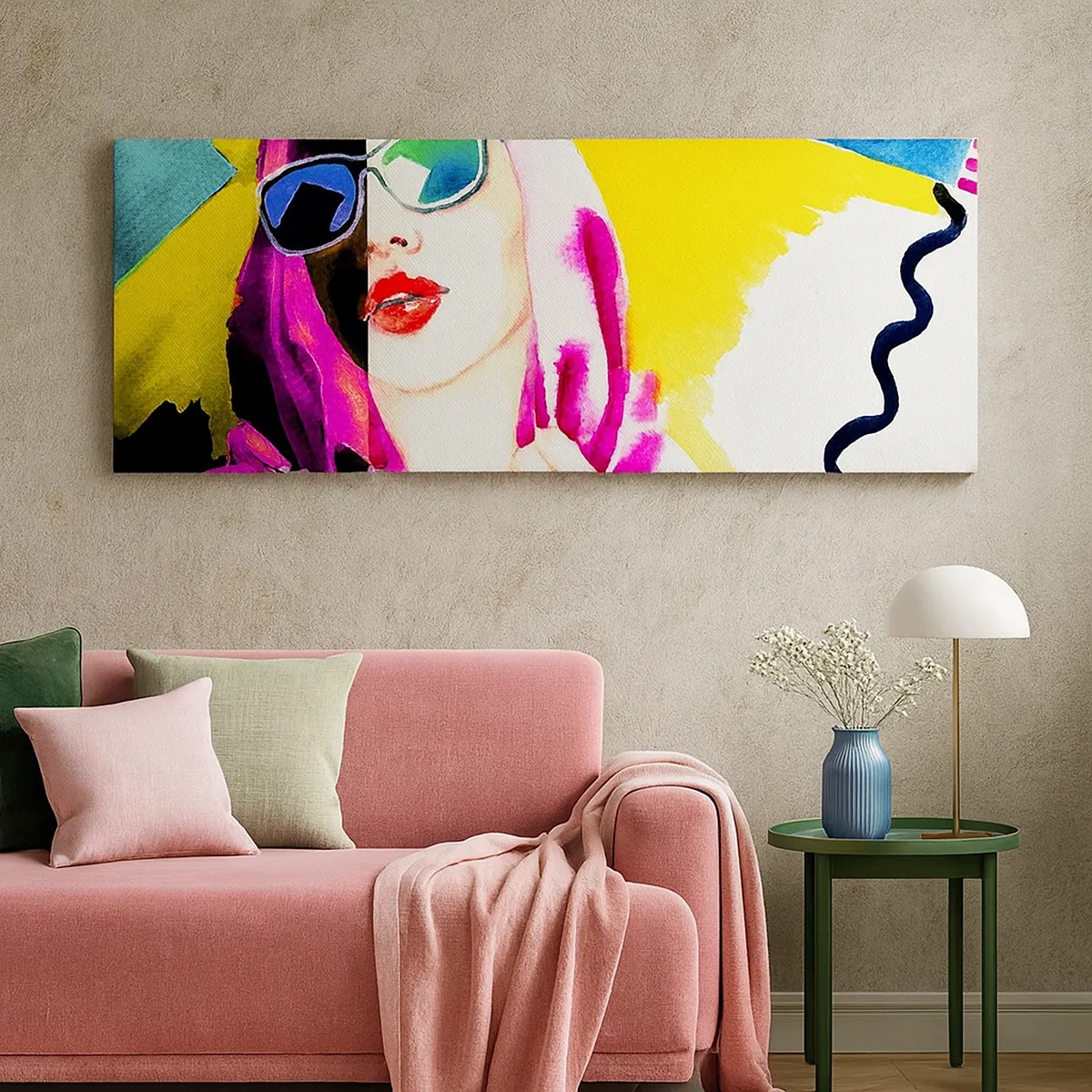 Obraz na plátně - Nejsem bílá a nejsem černá - 30x30 cm