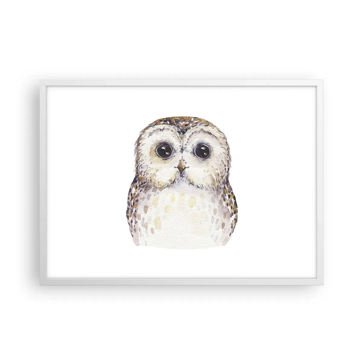 Plakát v bílém rámu - Podívej se mi do očí - 70x50 cm