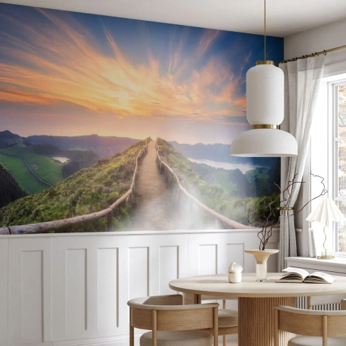 Fototapeta Premium Canvas - Blízko nebe - Horská krajina, Příroda, Západ slunce - 100x70 cm