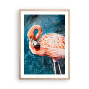 Plakát v rámu světlý dub - Dekorativní od přírody - 50x70 cm