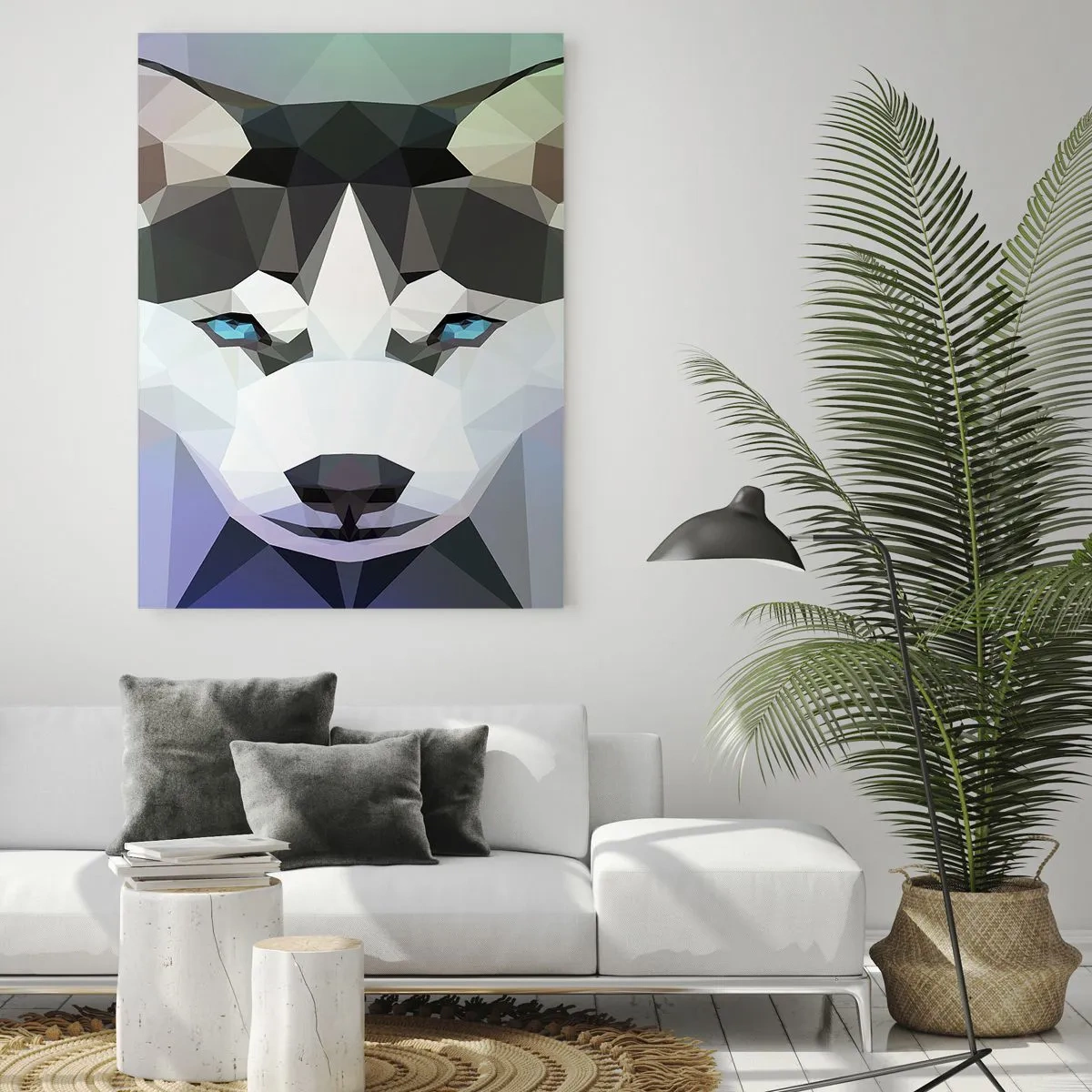 Obraz na skle - Vzpomínka na sníh na severu - 80x120 cm