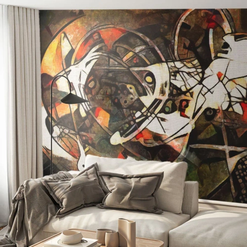 Fototapeta Premium Canvas - Slyšíš pohyb? - Abstrakce, Kubismus, Kus - 150x105 cm