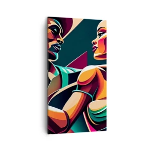 Obraz na plátně - V rytmu srdce - 45x80 cm