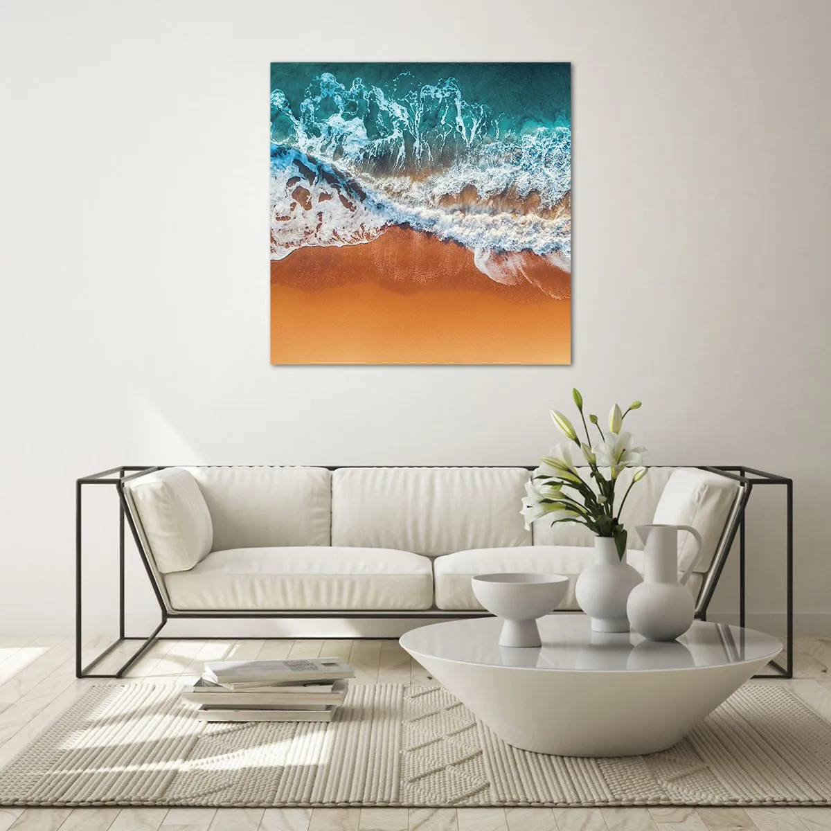 Obraz na skle - Vždy pár - 50x50 cm