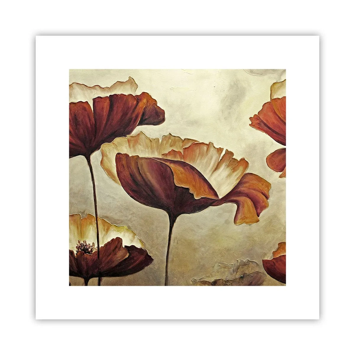 Plakát - Lán louky - 30x30 cm