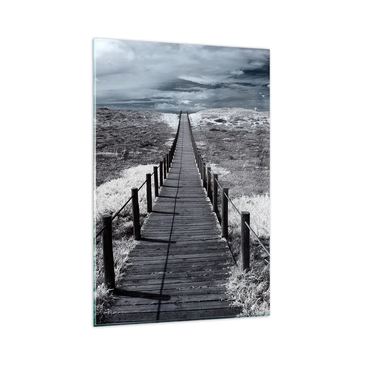 Obraz na skle - Na samotný břeh - 80x120 cm