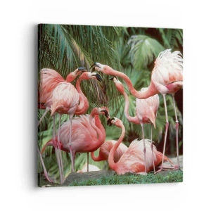 Obraz na plátně - Odpolední drby - 40x40 cm