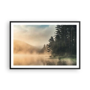 Plakát v černém rámu - Zrození dne - 91x61 cm