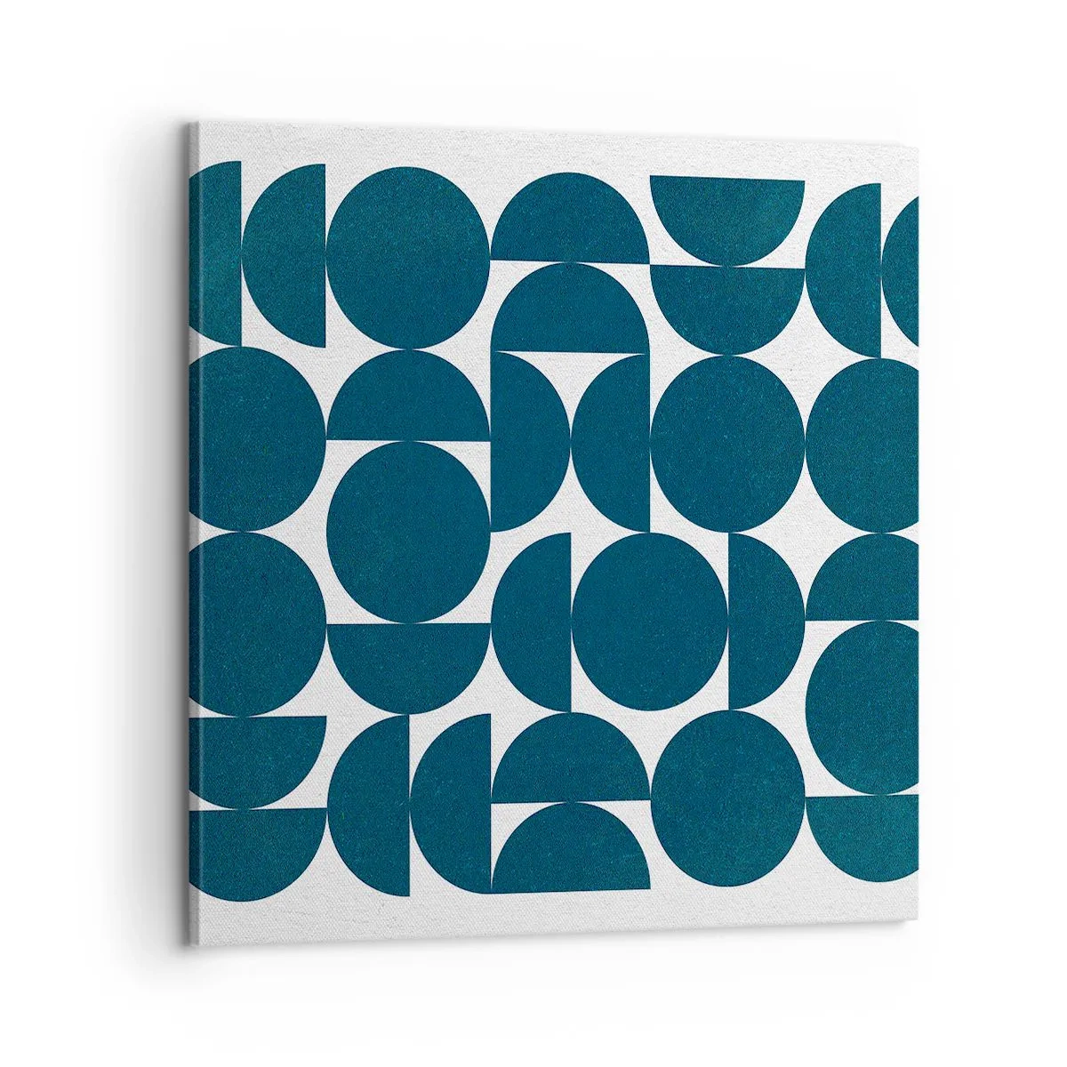 Obraz na plátně - Kruhy a půlkruhy - 60x60 cm