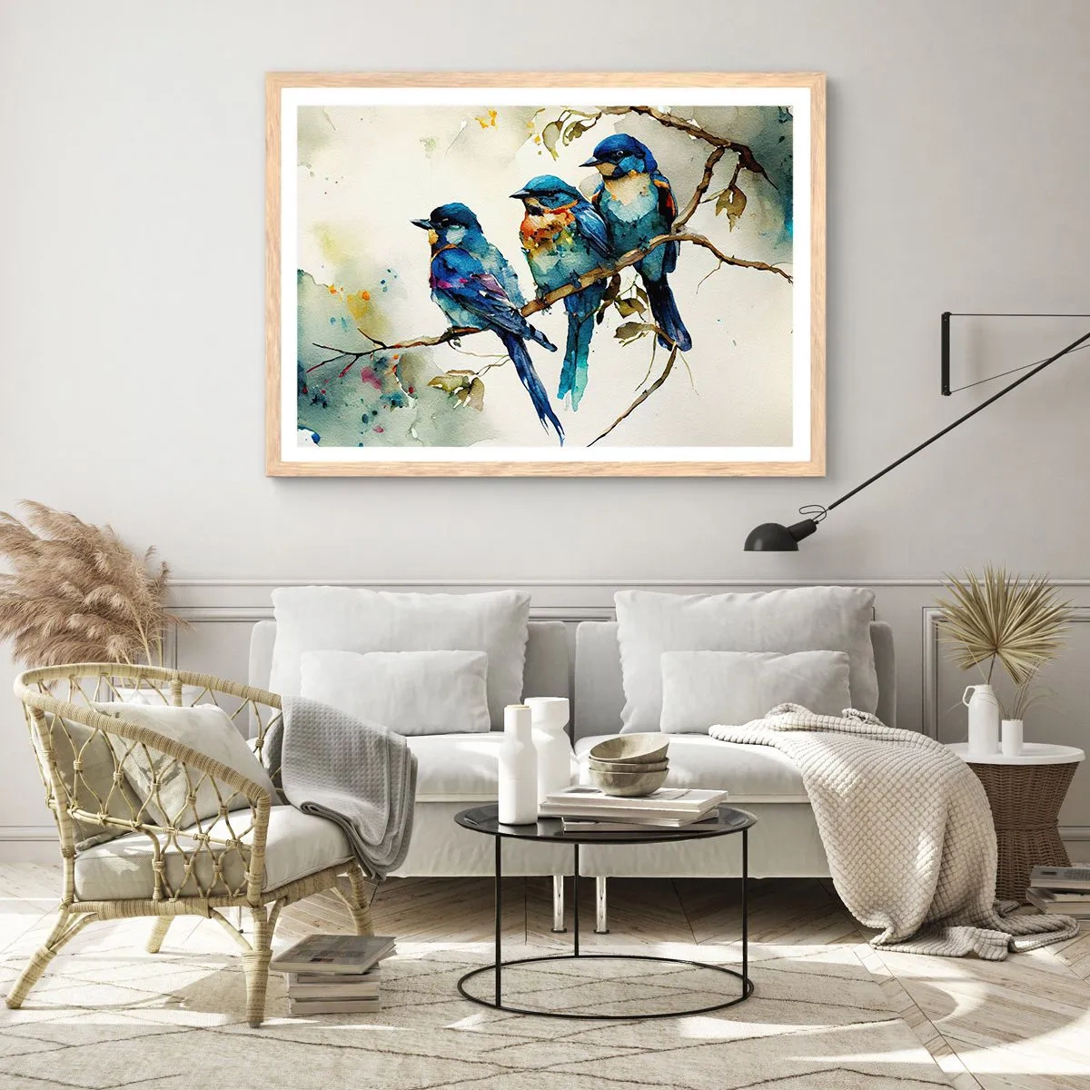 Plakát v rámu světlý dub - Urazil se? - 50x40 cm