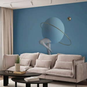 Fototapeta Premium Canvas - Šílenství planet - Abstrakce, Nohy, Trojrozměrný - 350x256 cm